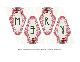 Very Merry Vintage Syle Free Printables