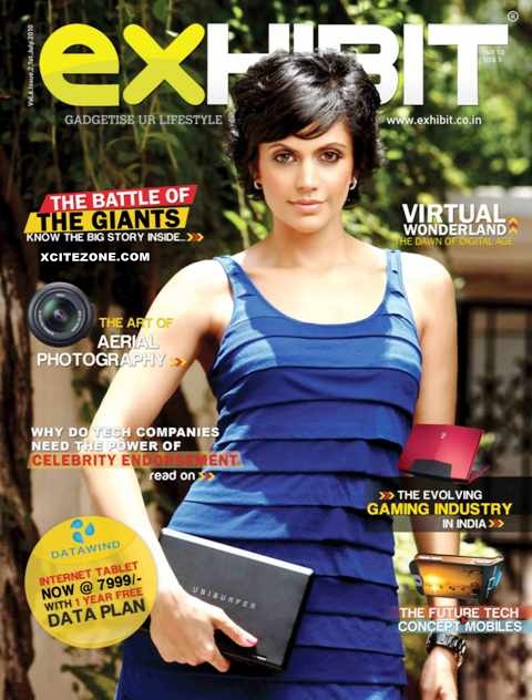 Mandira Bedi HOT HD Wallpapers, Mandira Bedi EXHIBIT Magazine July Cover Pic