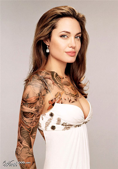  Hollywood Celebs Shocking Tattoos Pics