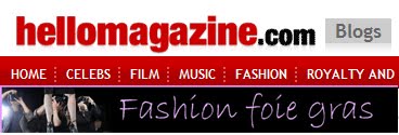 Read my fashion blog for Hello! Magazine