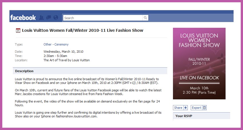 Louis Vuitton Fall 2010 Ready-to-Wear Fashion Show