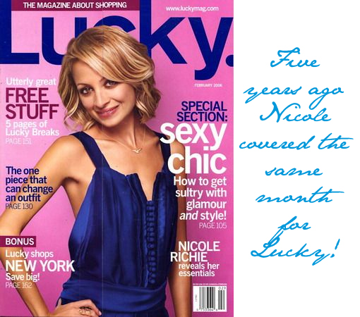 nicole richie lucky mag cover