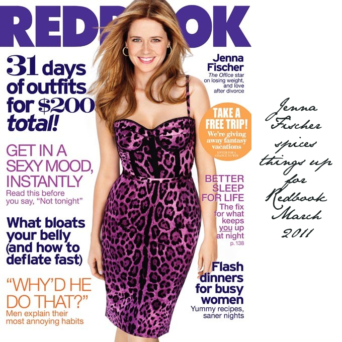 Jenna Fischer covers Redbook March 2011 - Emily Jane Johnston.