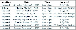 2009 Schedule