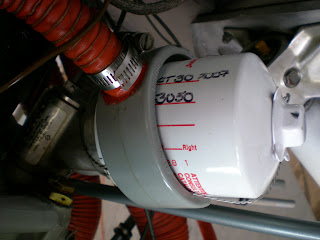 Continental oil coolder filter adapter