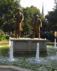 Lincoln and Douglas Statues