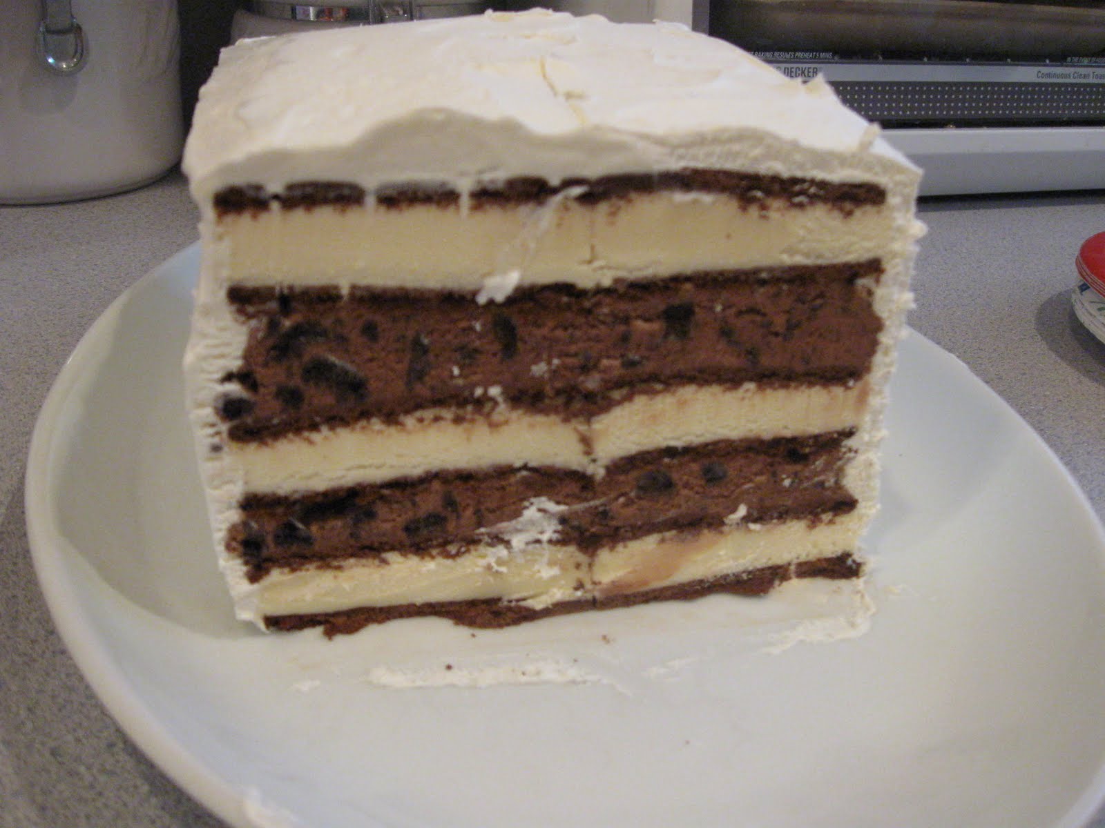The Marriage of Ingredients Oreo and Fudge Ice Cream Cake