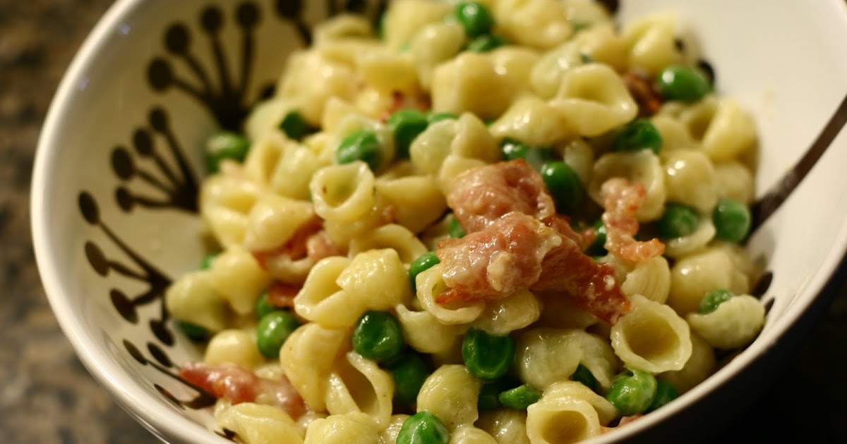 What's For Dinner? Jaime Oliver's Shell Pasta with Bacon and Peas