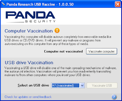 Panda USB Vaccine 1.0.1.16 full