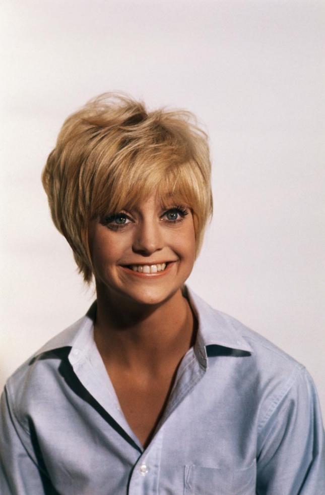 Ladies In Satin Blouses Goldie Hawn Various Pictures