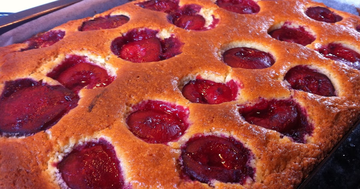 Craving Fresh Lemon plum cake recipe