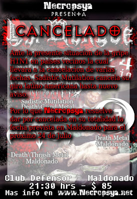 **CANCELADO** 24/07/09 - Sadistic Mutilation - La+morgue+cxl