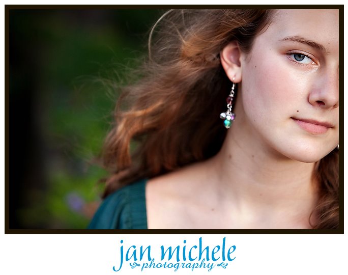 artistic senior portrait
