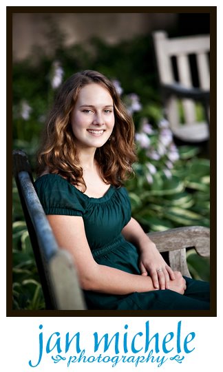 senior girl portrait at National Cathedral