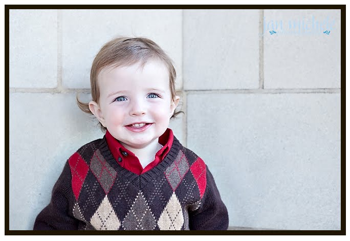 portrait of a smiling little boy