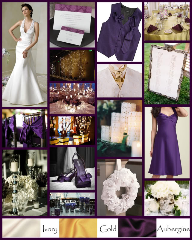 Purple and Gold Wedding Dress Fashion Wedding Dress Ideas