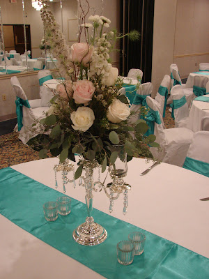 Our first turquoise wedding in a long time was last Sunday