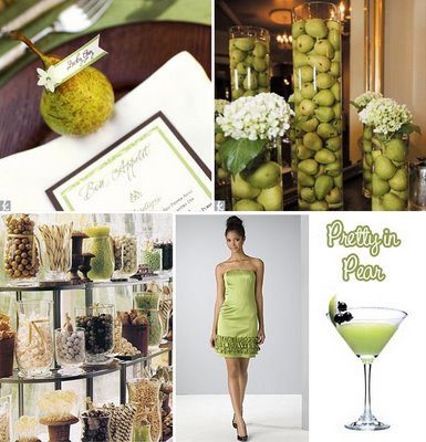 Here are some wedding boards that may inspire your own Green and Brown event