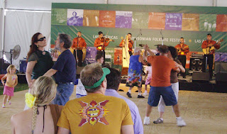 more people dancing at festival