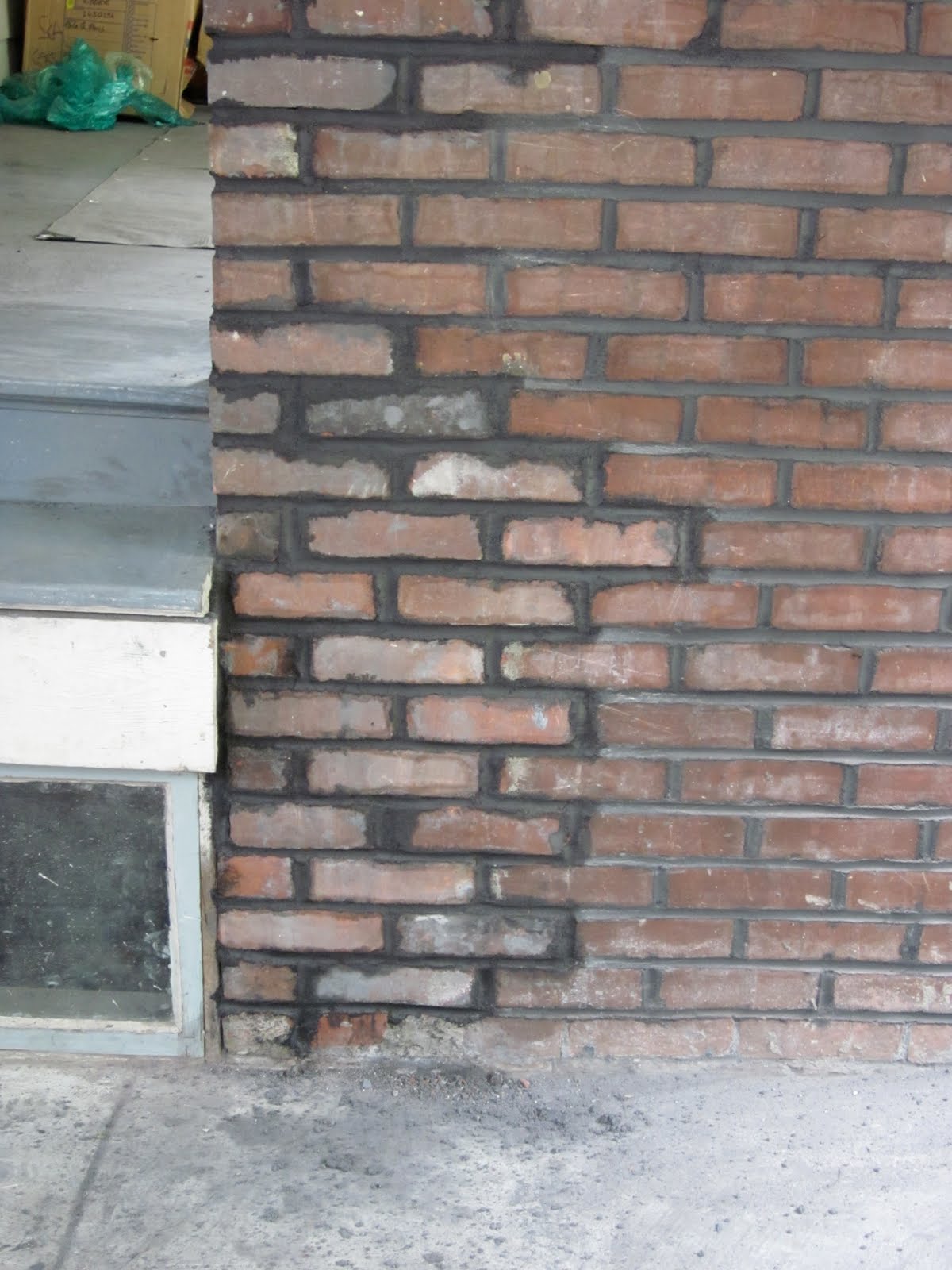 Laurelhurst Craftsman Bungalow Bad Masonry Fix Patched