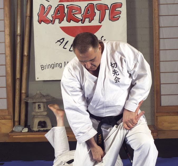 Shotokan Karate art of the empty hand Bunkai with sensei Vince Morris