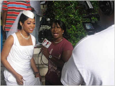 Trina On The Set Of 'Single Again'