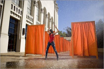 Brandy On The Set Of 'Long Distance'