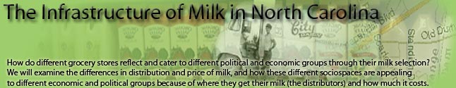 The Infrastructure of Milk in North Carolina