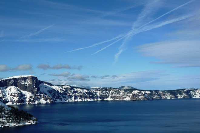 Crater Lake, Oregon, March 2009