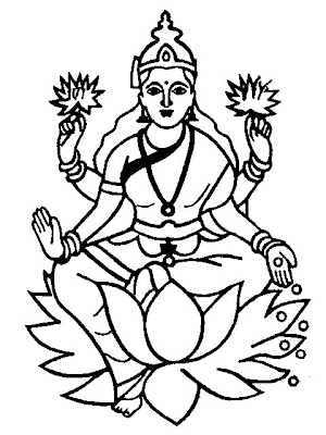 Hindu Line Art