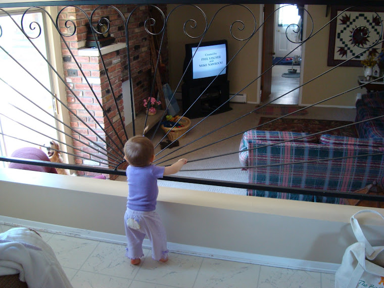 This was my hangout spot to watch the dogs and see the video at Grandma & Grandpa Rocho's!