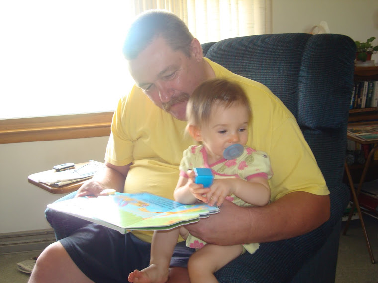 Uncle Dave was my buddy! I liked sharing my cheerios with him.