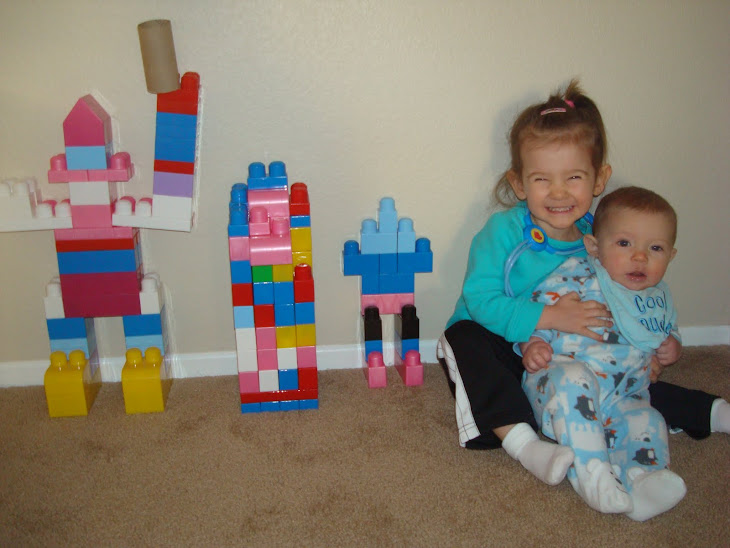 Trinity said that we built Trinity on the left, Ice on the right, and their dog in the middle:)