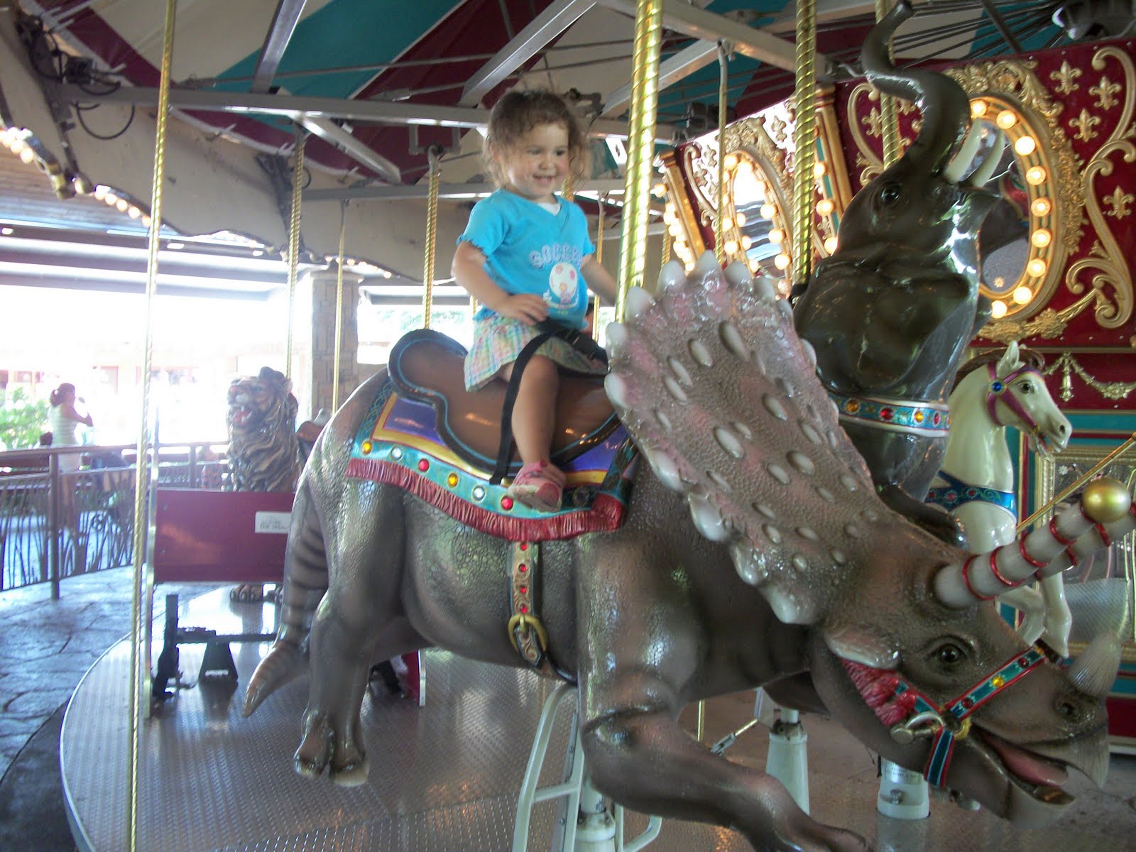 dinosaur carousel