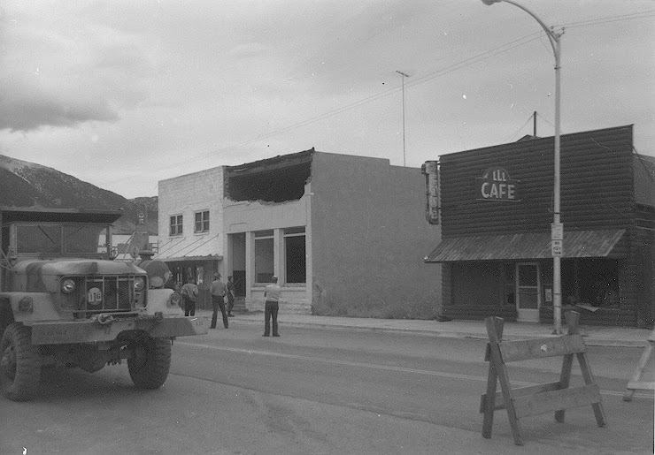 Mackay, Idaho 83251 Mackay City Hall next to the LLL Cafe Seriously