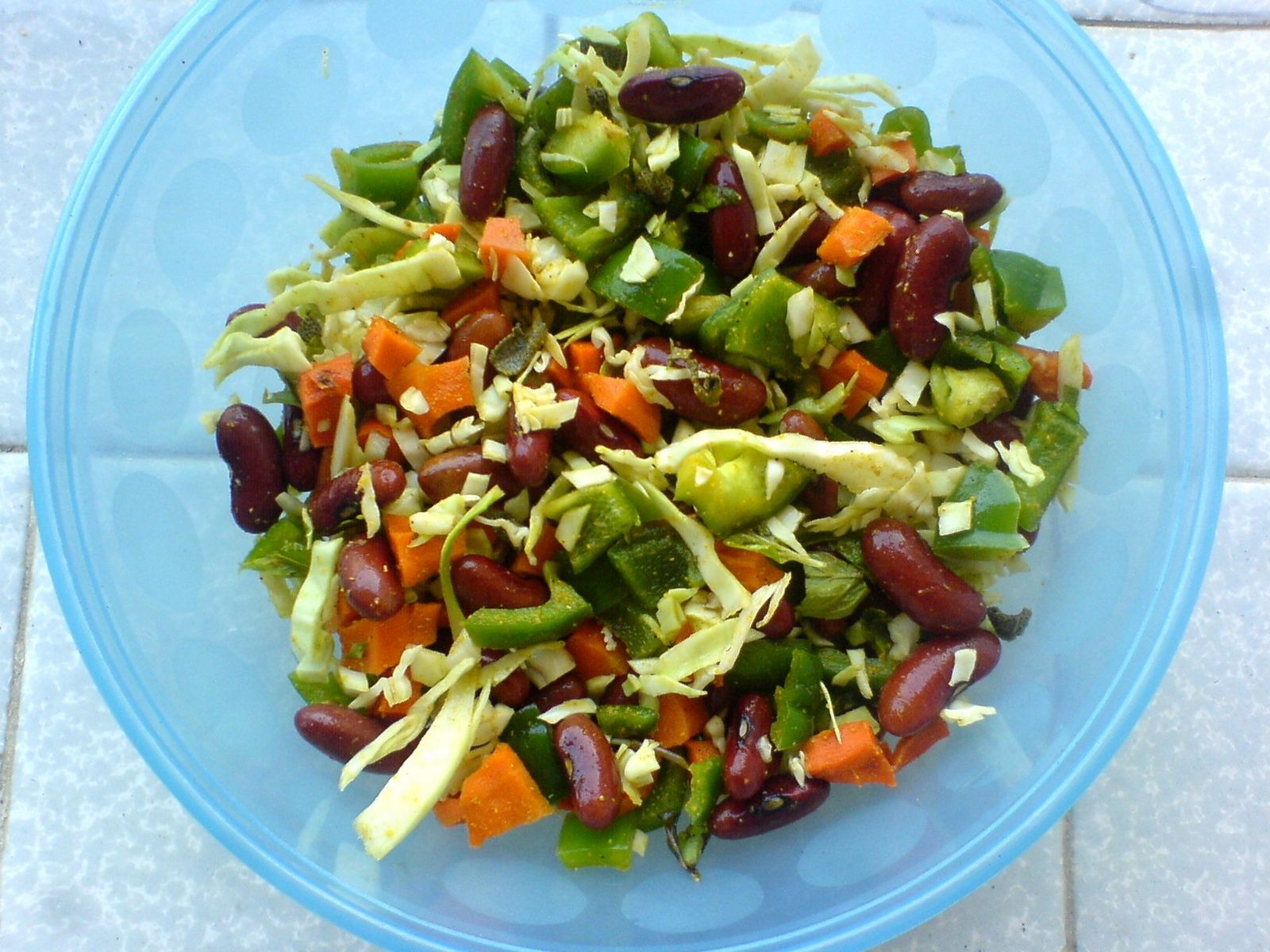 RAWk Me! The Kidney Bean Salad