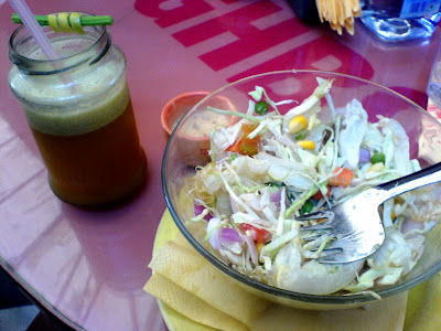 Shopping at Nature's Basket and Lunch for One