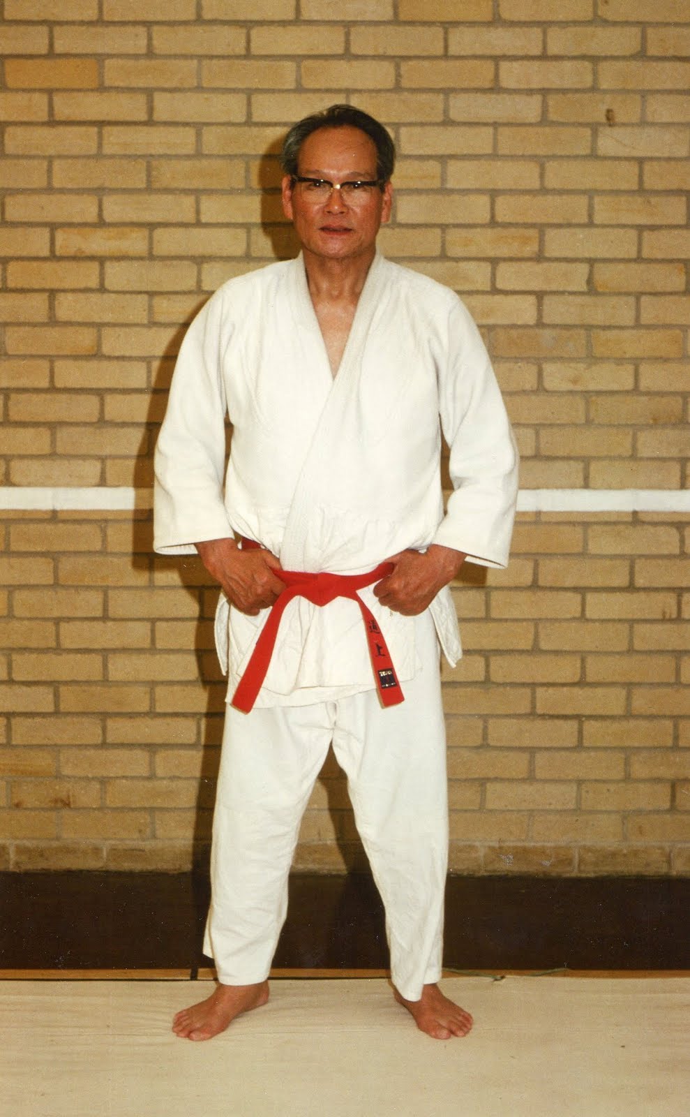 Bushido Judo Kwai Master Haku Michigami 9th Dan in London 1980.