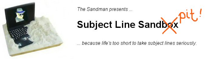 Subject Line Sandpit