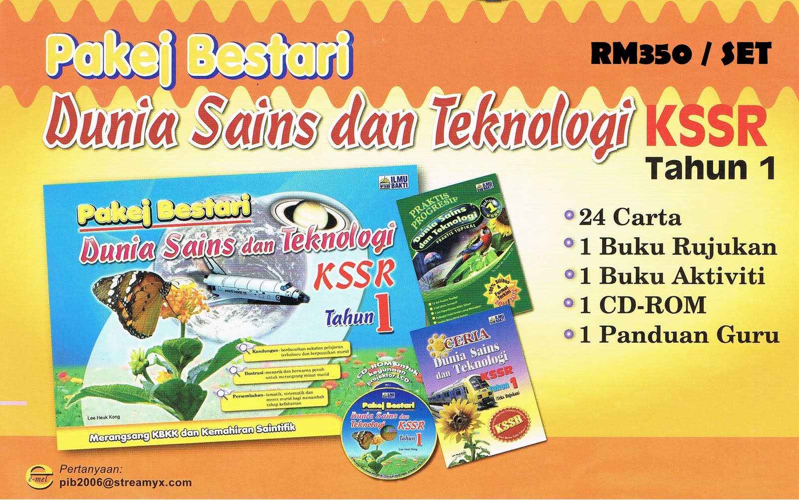 PAKEJ BESTARI DUNIA SAINS dan TEKNOLOGI (KSSR Tahun 1)