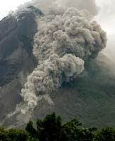 letusan gunung merapi