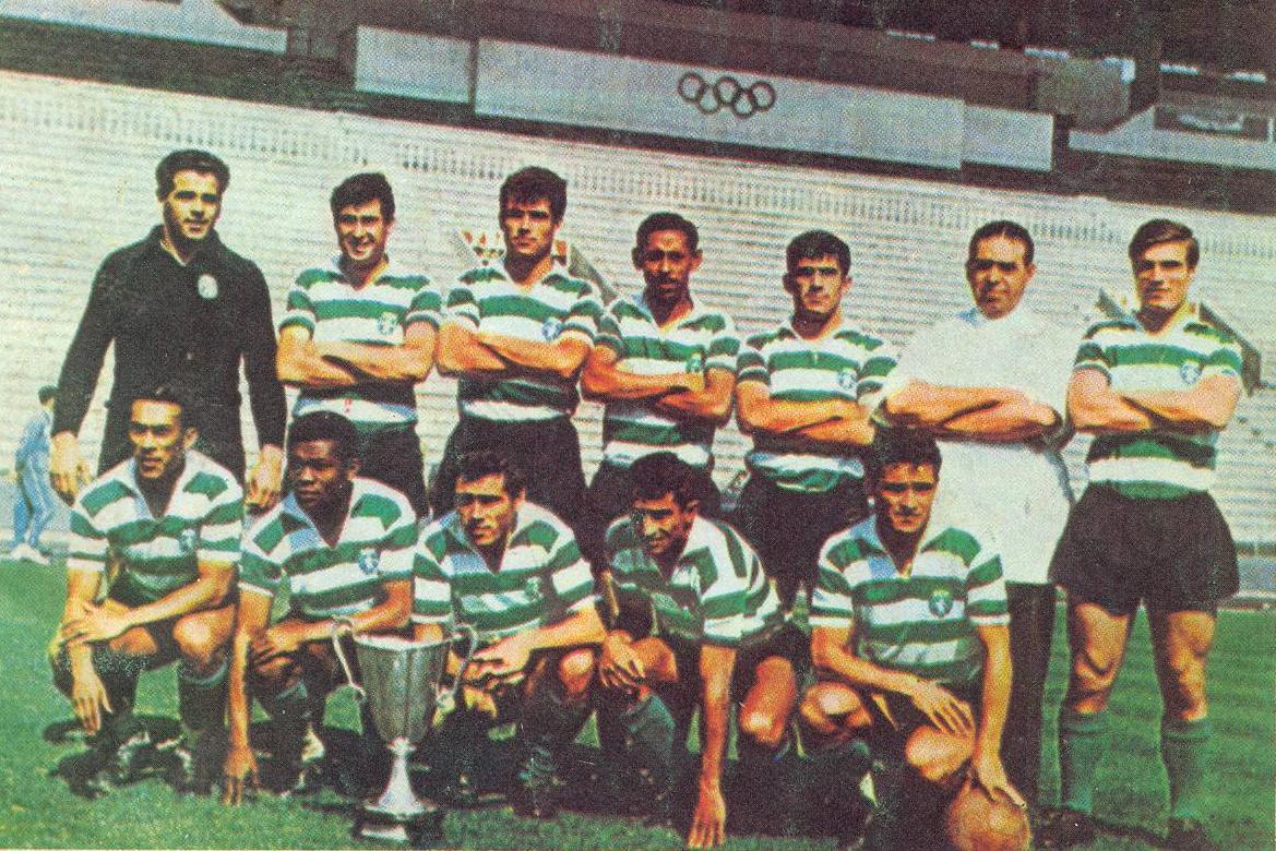 FOOTBALL RETRO Sporting Lisbon 1964 Sporting Lisbonne 1964