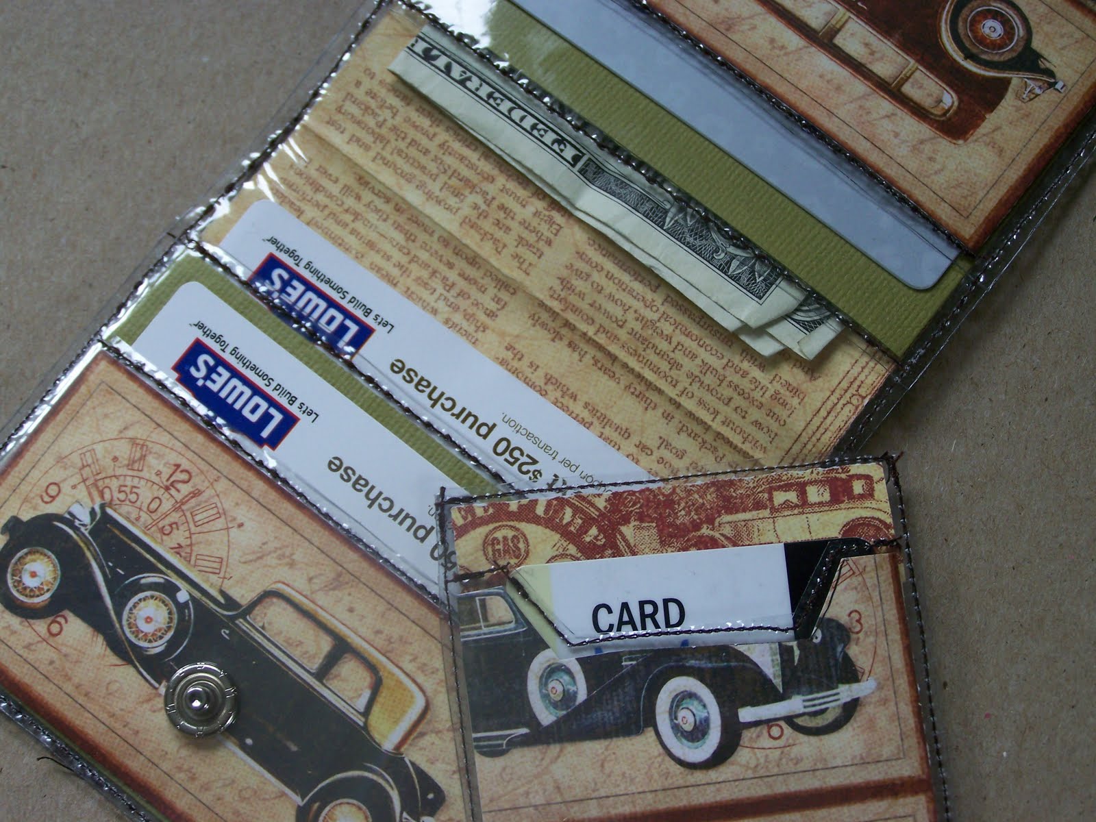 Made by Me. Shared with you. Vinyl Gift Card Sleeve for Father's Day