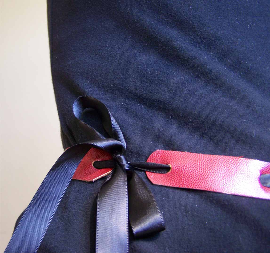 Made by Me. Shared with you. DIY Faux Leather & Ribbon BeltPart 3
