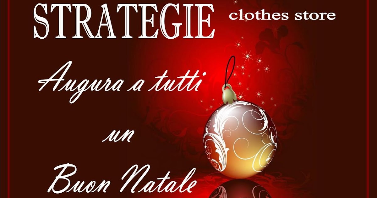 La MODA FASHION&hellip;&hellip;è STRATEGIE: AUGURI DI BUON NATALE