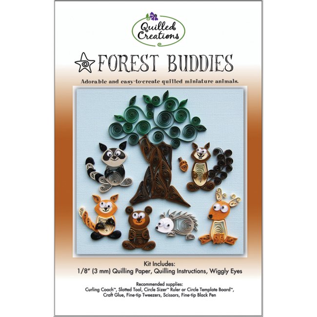 Quilling Designs For Envelopes. The Forest Buddies Quilling