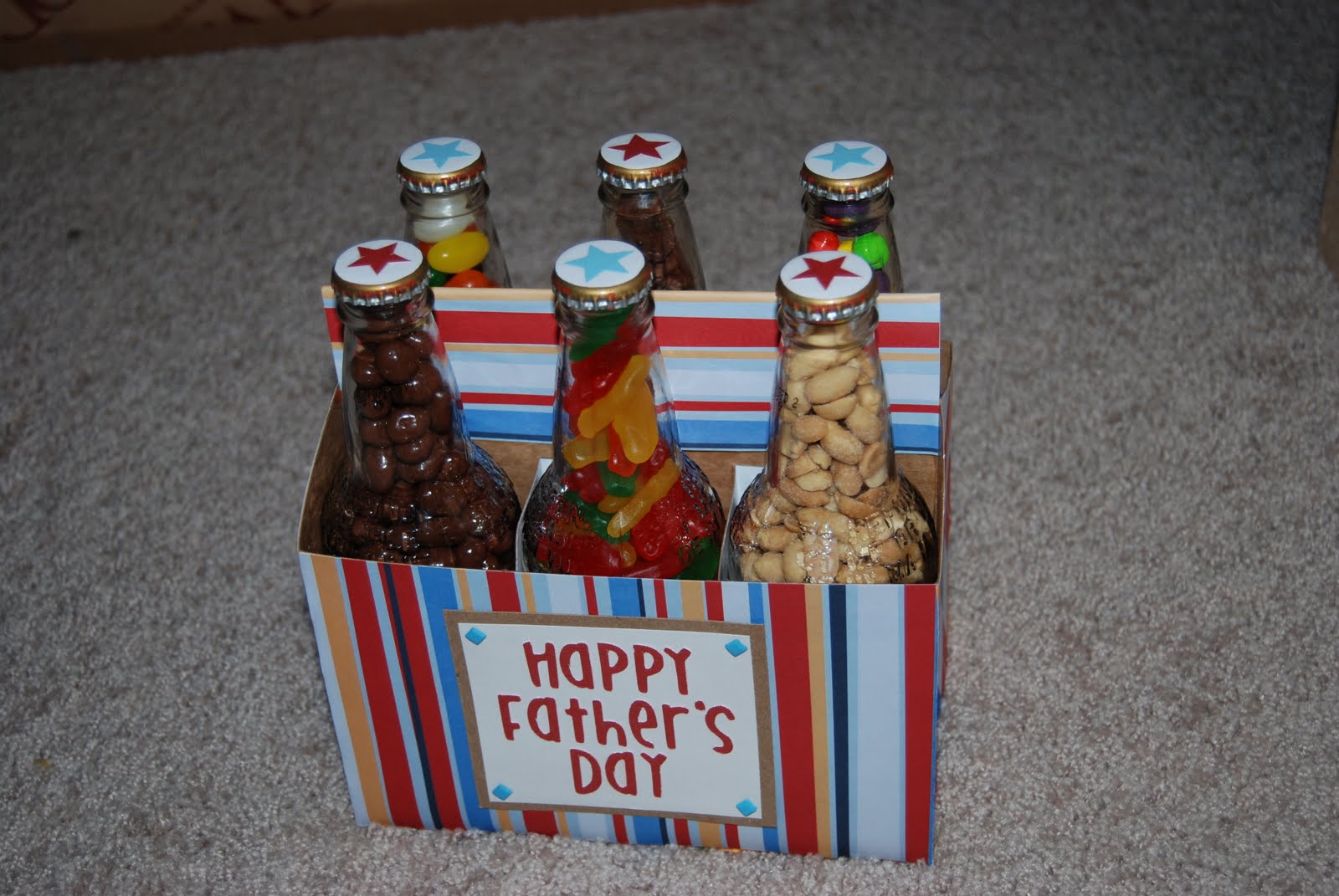Nap Time Crafts Father's Day Candy Bottles