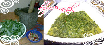 Sajian Gulai Daun Ubi Tumbuk ala Dapur Cantik Gambar Masakan Gulai Daun Ubi Tumbuk Dapur Cantik