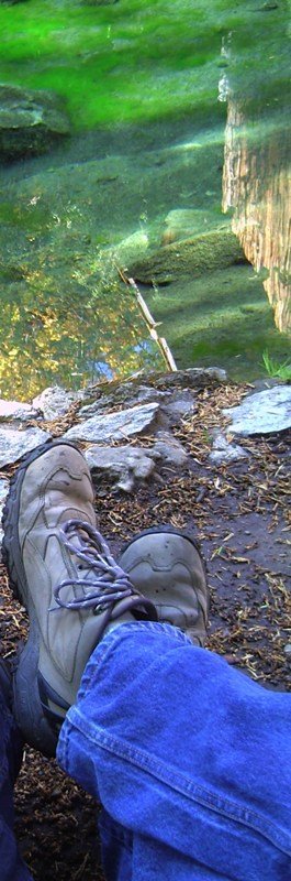 GeekHiker at rest