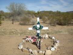 Roadside shrine in Why, AZ